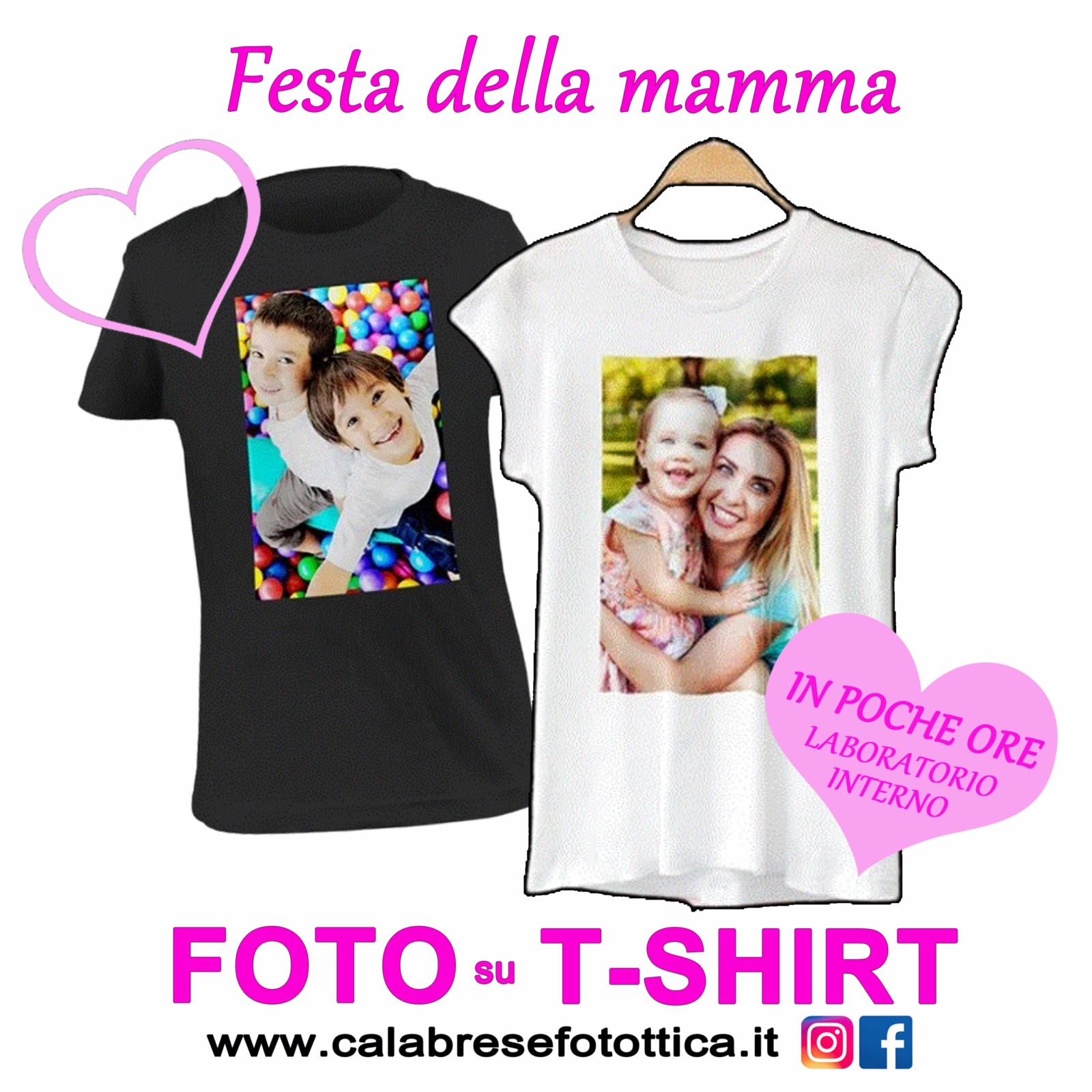 FOTO SU MAGLIETTA T-SHIRT PER LA FESTA DELLA MAMMA A BOLOGNA, BOLOGNA CENTRO STORICO E SAN LAZZARO DI SAVENA: CALABRESE FOTOTTICA GROUP www.calabresefotottica.it