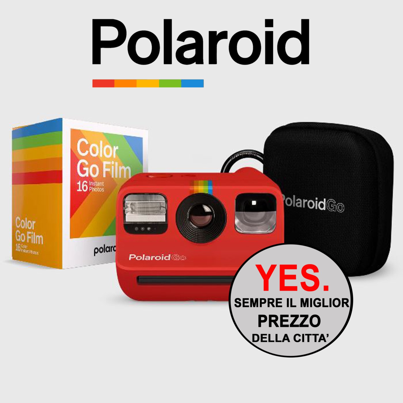 POLAROID GO FOTOCAMERA ISTANTANEA ANALOGICA IN PROMOZIONE A BOLOGNA, BOLOGNA CENTRO STORICO E SAN LAZZARO DI SAVENA (CALABRESE FOTOTTICA GROUP) www.calabresefotottica.it